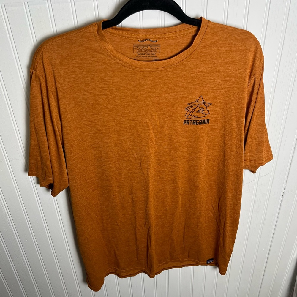 Patagonia Rust Orange Graphic Tee